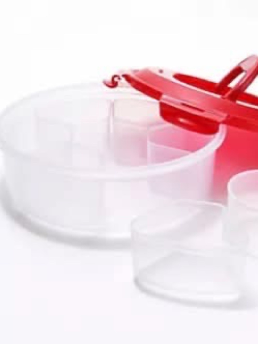 4 locknlock desert and appetizer tray with removable insets